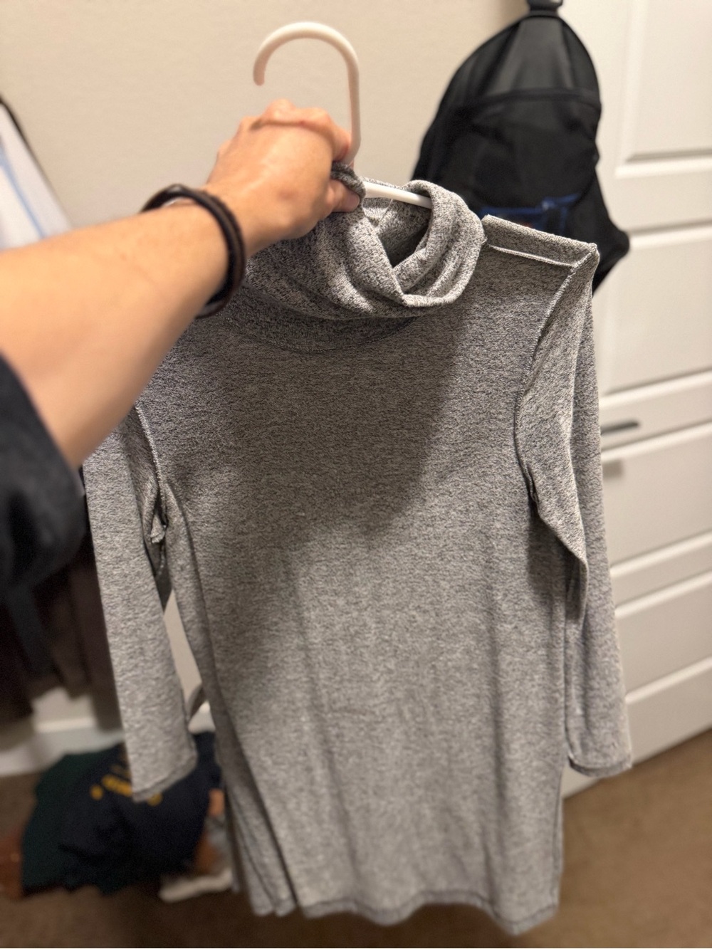 Old Navy Gray Turtleneck Sweater